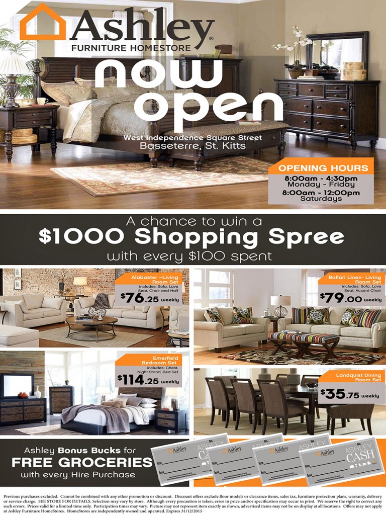 Ashley Furniture Now Open « HORSFORD'S Group of Companies