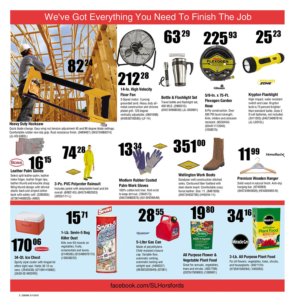 Building Center Discounts Flyer